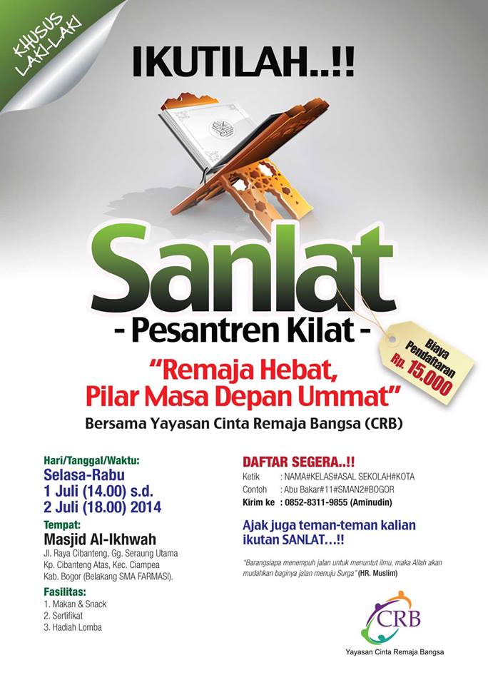 Pesantrean Kilat (SANLAT) Ramadhan 1435 H/2014 M (Jakarta 
